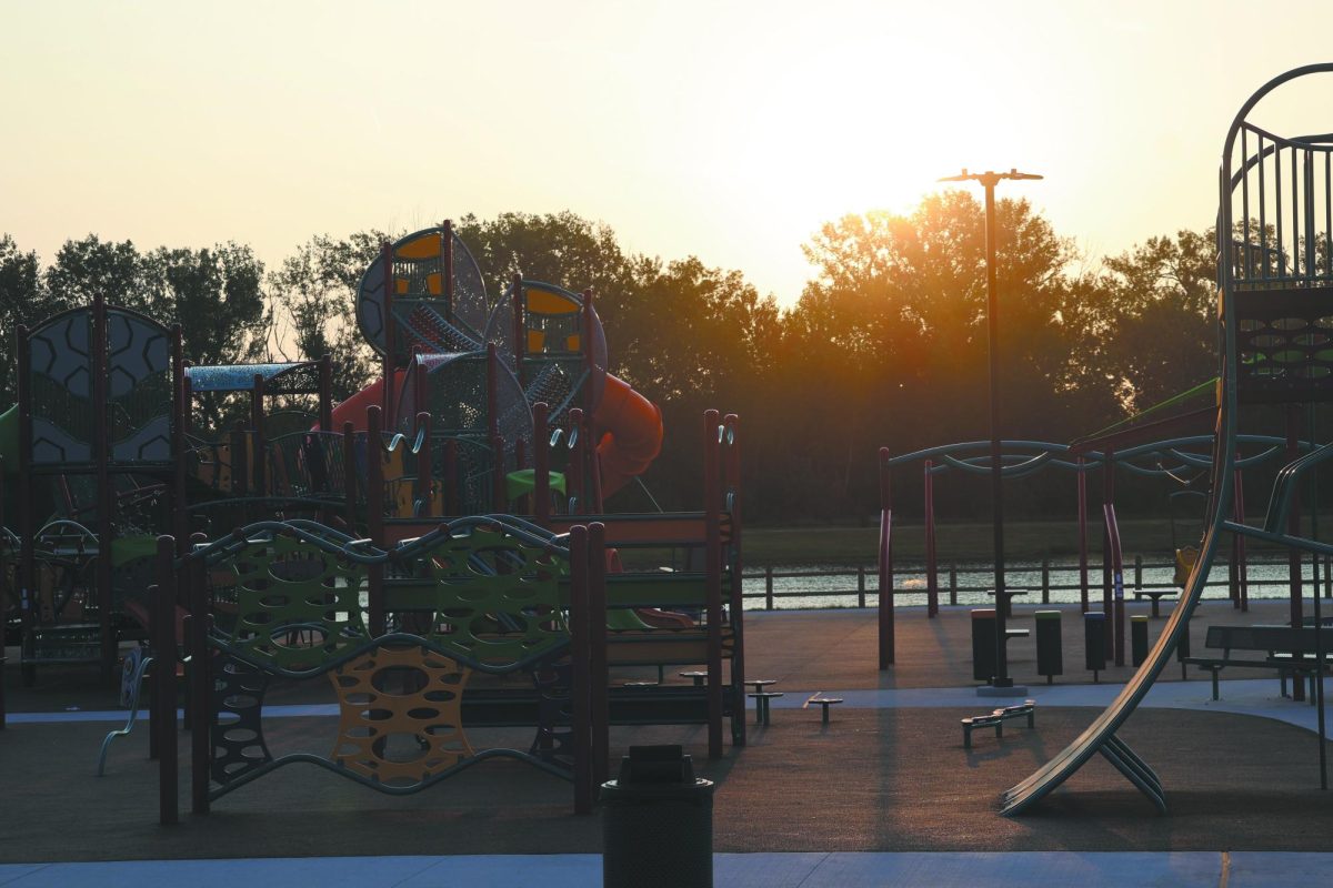 Quiet. Usually, American Heroes Park is filled with laughter and joy as children play on the huge, new park. Early in the morning the park is empty waiting for children to come and enjoy its features. “My children’s favorite park is probably this one,“ Angelia Lewmen said.