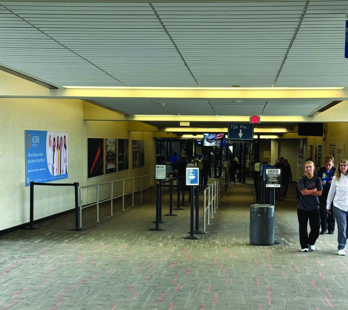 An adaptable airport. Amidst the partial government shutdown, Eppley Airfield remains open and functioning as Transportation Security Administration employees screen passengers at TSA PreCheck. Kiewit Television reported that the shutdown did not cause significant absences among Omaha TSA staff when compared to nationwide rates. “I know the [TSA] staff isn’t getting paid and the line to get through security should take longer,” former East student Kira Mabry said. “I didn’t notice the lines though, probably because I was very early.” 